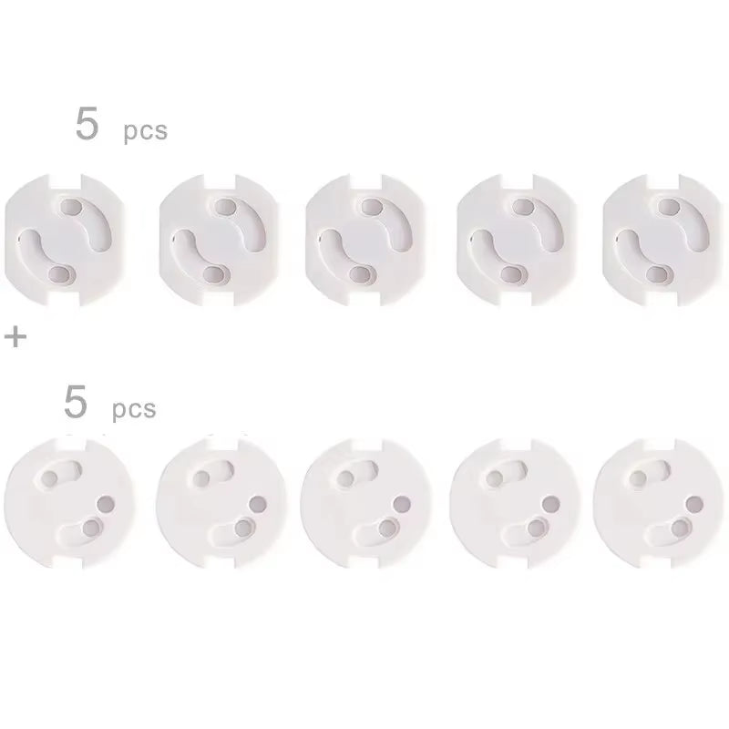 10Pcs Baby Safety Electrical Protection Electric Shock Hole Children Care Outlet Cover Security Plastic Safe Lock Cove Socket