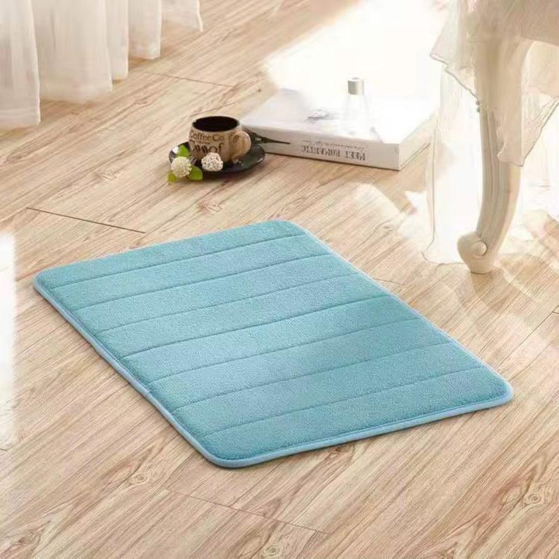 Water Absorption Rug Bathroom Mat Shaggy Memory Foam Bath Mat Set Kitchen Door Floor Mat Carpet for Toilet Non Slip Bath Mats