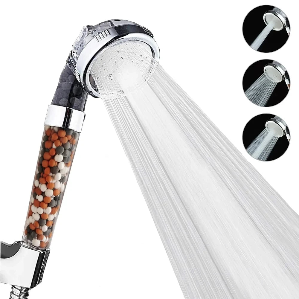 Transform Your Shower Experience: High Pressure Spa Shower Head with Water Saving & Anion Filter Technology