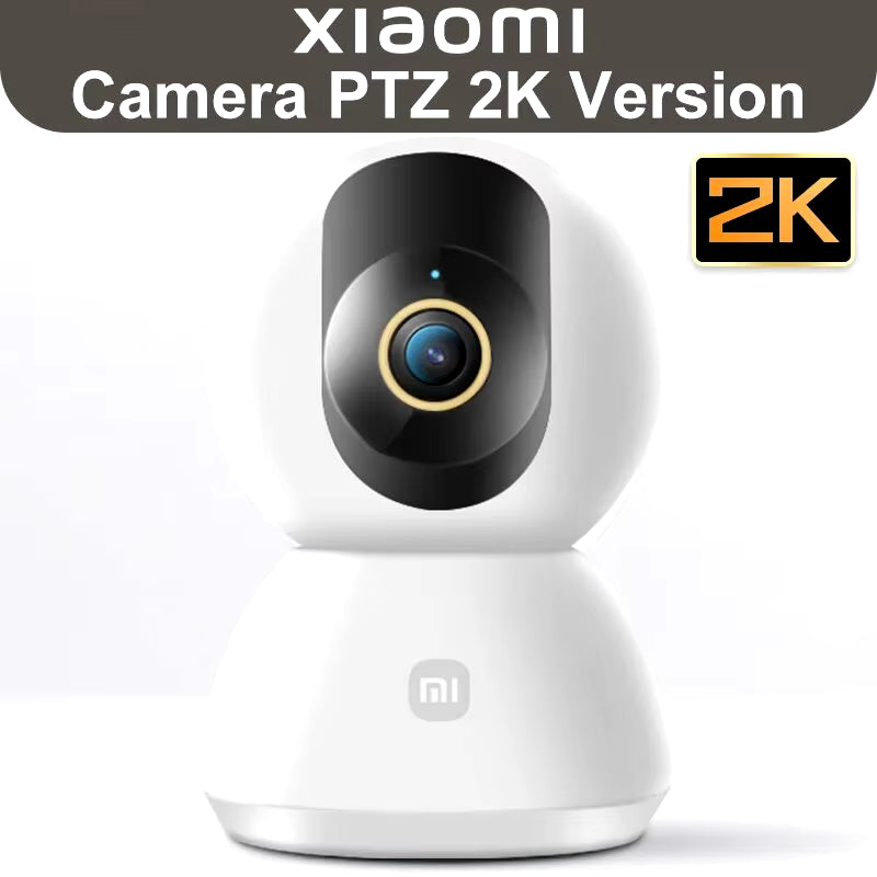 360° Smart Home Security Camera Mi PTZ 2K Webcam 1296P 3 Megapixel AI Human Detection Night Vision Webcam Work with Miji