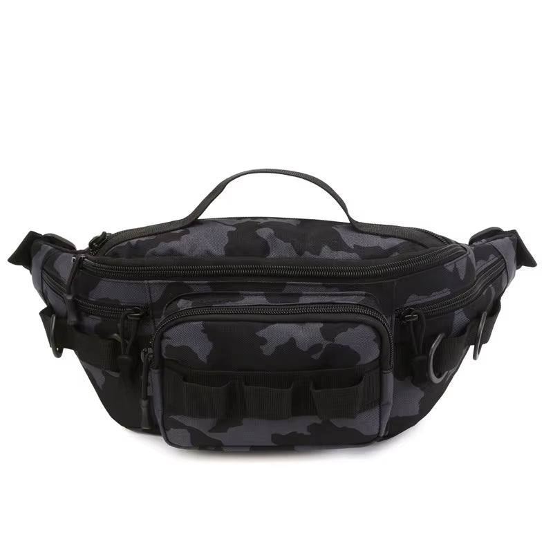 Fishing Lure Bag Waist Chest Backpack Tactical Molle Fanny Pack Waterproof Military Multifunctional Travel Hunting Bag for Men