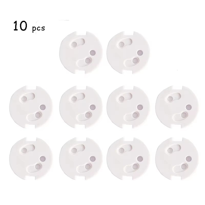 10Pcs Baby Safety Electrical Protection Electric Shock Hole Children Care Outlet Cover Security Plastic Safe Lock Cove Socket