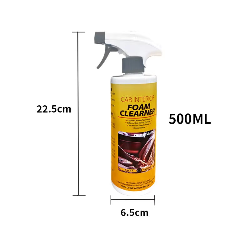 LEIBOO All-Purpose Foam Cleaner - Ultimate Spray for Automotive and Home Cleaning