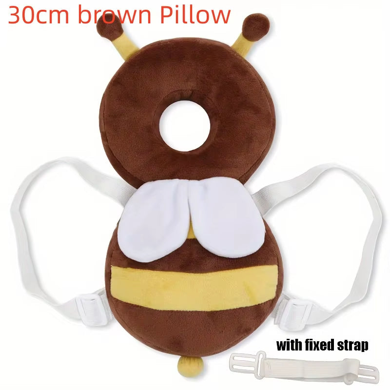 Baby Protect Pillow Learn Walk Head Protector Cushion anti Fall Backward Cap Carry Cartoon Kids Safe Bibi