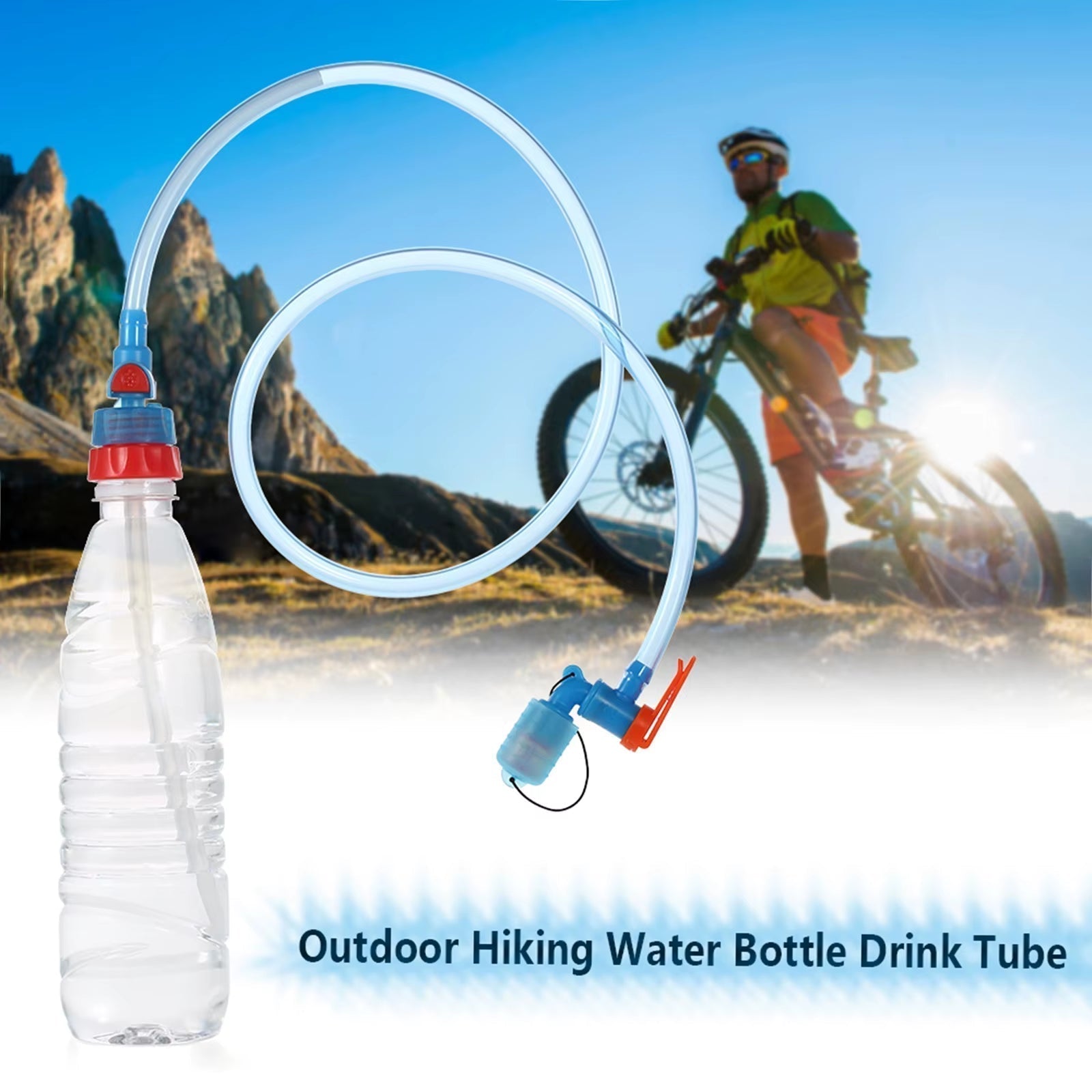 Water Bottle Drink Tube Hose Hydration Bladder Reservoir Pack Backpack System Hose Kit