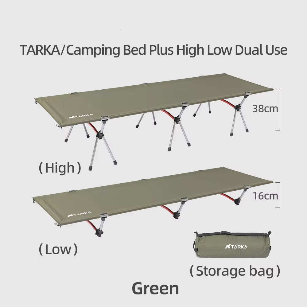 Portable Camping Cot Lightweight Collapsible Sleeping Bed Tourist Hiking Backpacking Foldable Tent Bed Outdoor Single Beds