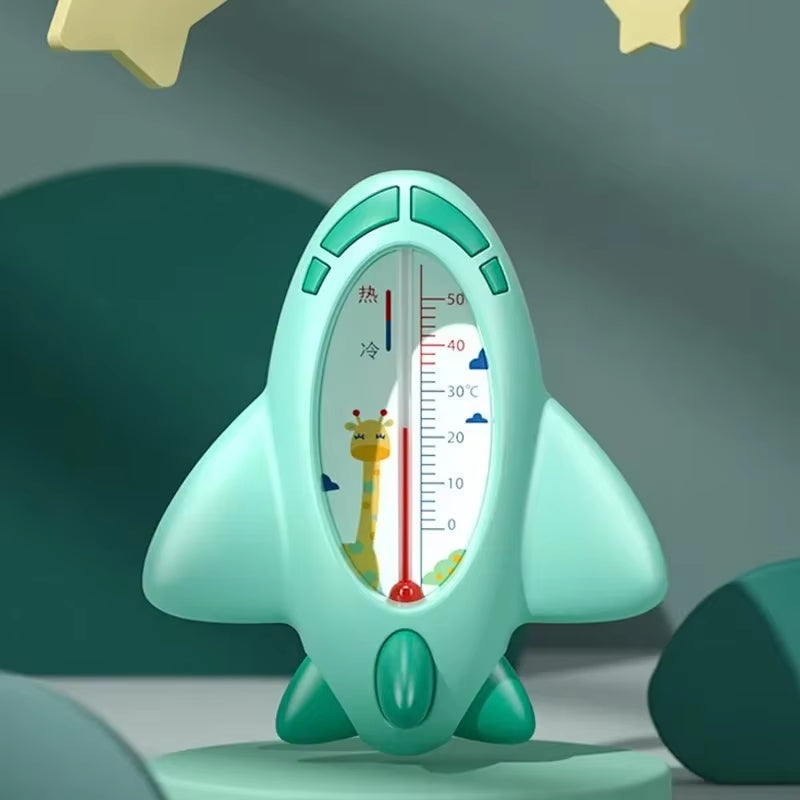 Baby Bathtub Shower Bath Thermometer Aircraft Water Thermometer Baby Safe Temperature Sensor Floating Waterproof Thermometer