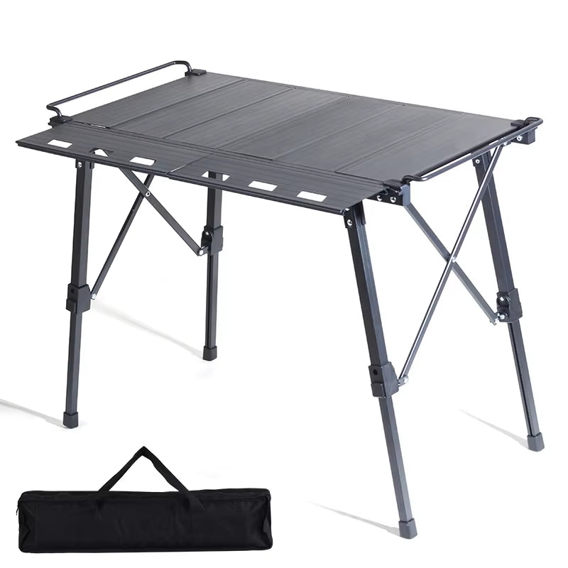 Lohascamping Folding Camping IGT Table Lightweight Backpack Roll Table Multifunctional Adjustable Leg Desktop Burner Bbq Table